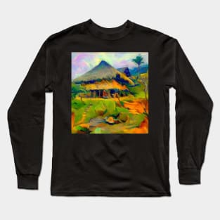 Papua New Guinea Haus Long Sleeve T-Shirt